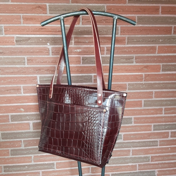 Handmade leather tote bag - Picture 11 of 11